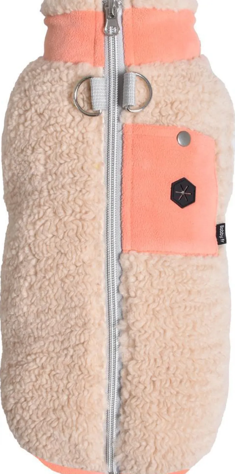 BOBBY Pull pour chien coloris corail Alpaga - Taille 40M