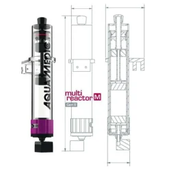 BLUE CORAL Réacteur multi-usages taille M, AQUA MEDIC, modèle Gen II
