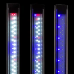 BLUE CORAL Rampe LED aquarium eau douce, lumière jour et nuit, AQUAEL Leddy Slim Duo 2.0 - blanc 10W
