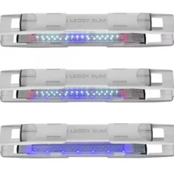 BLUE CORAL Rampe LED aquarium eau douce, blanc 16W, AQUAEL, Leddy Slim Duo Sunny & Plant 2.0 - Day & Night