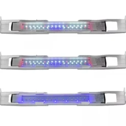 BLUE CORAL Rampe LED aquarium eau douce, blanc 16W, AQUAEL, Leddy Slim Duo Sunny & Plant 2.0 - Day & Night