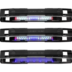 BLUE CORAL Rampe LED aquarium eau douce, duo Sunny & Plant, noir - AQUAEL Leddy Slim 2.0, 16 W