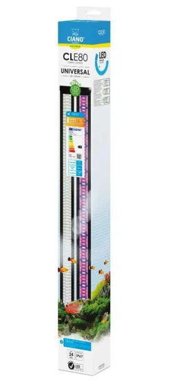 CIANO Rampe LED pour aquarium coloris noir - 80 cm