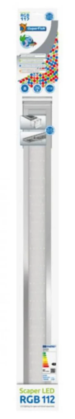 BLUE CORAL Rampe LED RGB, 64W 7800K, pour aquarium d'eau douce - SUPERFISH Scaper LED 112