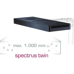BLUE CORAL Rampe LED Spectrus Twin, pour aquarium d'eau de mer, 190W - AQUA MEDIC