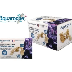 AQUAROCHE Roche en céramique à encastrer Ecoreef Plates nano - 2 kg