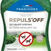 FRANCODEX RŽpulsif d'extŽrieur pour chien et chat en gel marquages urinaires et dŽgradations Repuls'Off - 640 g