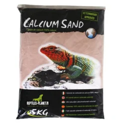 REPTILE PLANET Sable de calcium pour terrarium coloris rouge Kalahari Red - 5 kg