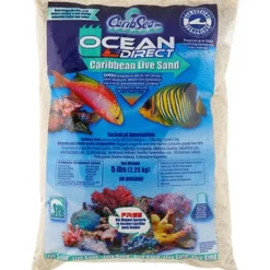 BLUE CORAL Sable marin naturel, conservé vivant, CARIBSEA Ocean Direct - 2kg