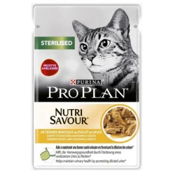 PRO PLAN Sachet au poulet pour chat stérilisé Purina – 85 gr