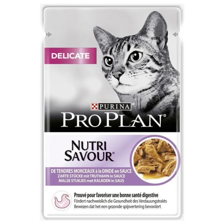 PRO PLAN Sachet Delicate à la dinde pour chat - 85 gr
