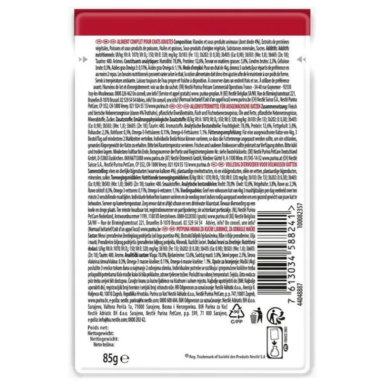 PRO PLAN Sachet Delicate à la dinde pour chat - 85 gr