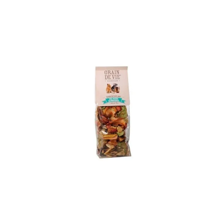 GRAIN DE VIE Salade de fruits pour petits mammifères - 120 g
