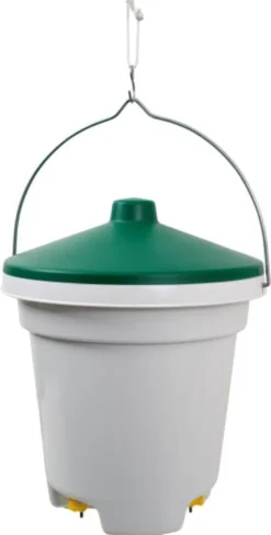 DISTRIGALLI Seau abreuvoir à pipettes pour volailles coloris multicolore - 12 L