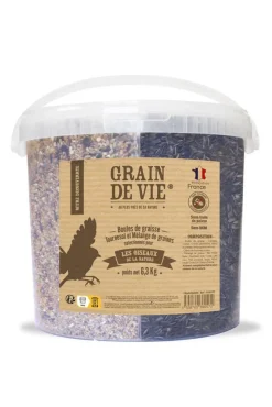 GRAIN DE VIE Seau découverte pour oiseaux - 6,35 kg