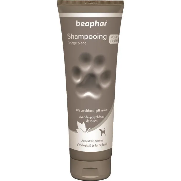 BEAPHAR Shampoing Premium pelage blanc pour chien 250 ml