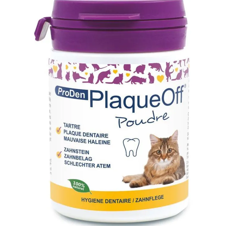 PLAQUE OFF Soin dentaire en poudre pour chat Proden PlaqueOff - 40 g