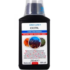 BLUE CORAL Solution d'éclaircissement pour aquarium, rapide et efficace, EASY LIFE Excital - contenances de 250ml
