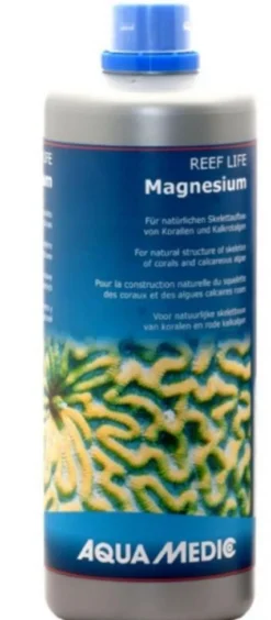 BLUE CORAL Solution de Magnésium pour aquarium, AQUA MEDIC Reef Life Magnesium - 1L