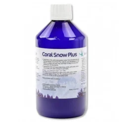 BLUE CORAL Solution pour coraux enrichie, blanc neige, KORALLEN-ZUCHT Coral Snow Plus - 250ml