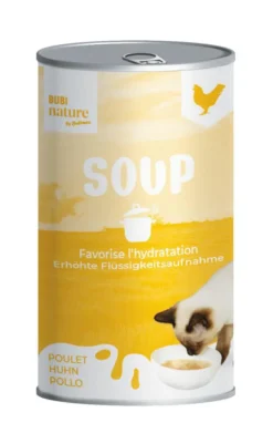 BUBIMEX Soupe pour chat au poulet Bubi nature - 135 g