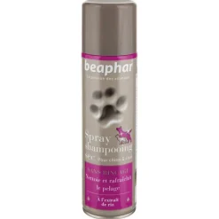 BEAPHAR Spray shampoing sec sans rinçage pour chat 250 ml