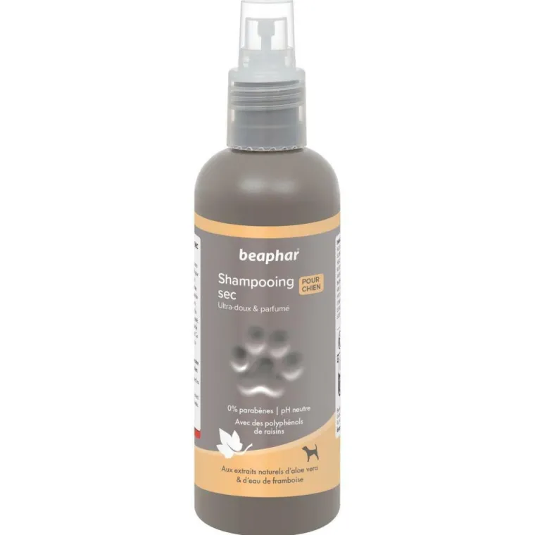 BEAPHAR Spray shampooing sec premium pour chien - 200 ml