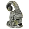 EUROPET Statue de casque aztèque pour aquarium gris 10x7xH12 cm