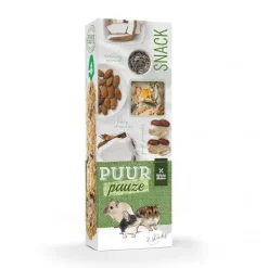 PUUR PAUZE Sticks puur amande et cacahuète pour rongeurs 110 g