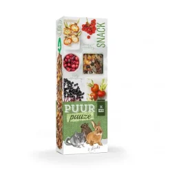 PUUR PAUZE Sticks puur canneberge et sureau pour rongeurs 110 g