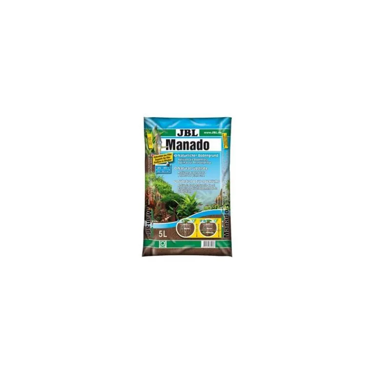 JBL Substrat de sol pour aquarium Manado. Le sac de 5 litres