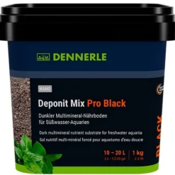 BLUE CORAL Substrat noir enrichi Nano Deponit Mix Pro, DENNERLE - 1 kg