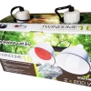 REPTILE PLANET Support éclairage et chauffage pour terrarium coloris blanc Twindome 16 - Ø 16 x H 19 cm