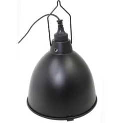 REPTILE PLANET Support de lampe pour terrarium coloris noir Reptidome 22 - Ø 22 x H 24 cm