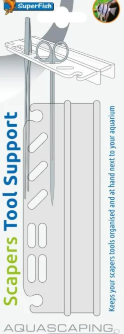 SUPERFISH Support pour outil d'aquarium coloris transparent Scapers Tool Support