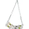 ZOLUX Suspension pont en bois avec une chaîne en métal coloris multicolore – 13 x 6 x 20 cm