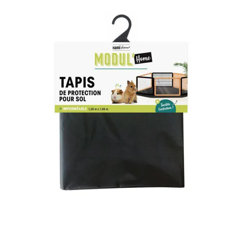 HAMIFORM Tapis de protection coloris noir Modul'home - 125 x 105 cm