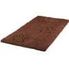NEWCONCEPT Tapis marron à motif pattes XL - 152 x 76 cm