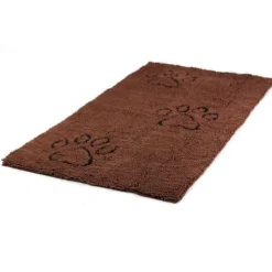 NEWCONCEPT Tapis marron à motif pattes XL - 152 x 76 cm