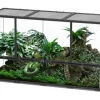 TERRATLANTIS Terrarium coloris noir - 132 x 45 x 75 cm