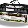 REPTILE PLANET Terrarium en plastique coloris noir Repti Box Flat - Taille XL 42 x 26 x 16 cm