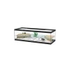 AQUATLANTIS Terrarium noir avec 2 plateformes et pompe TC500 Tortum 100