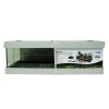 AQUAVIE Terrarium pour tortue d'eau aquatique coloris blanc kit aqua 60 – 60 x 30 x 20 cm