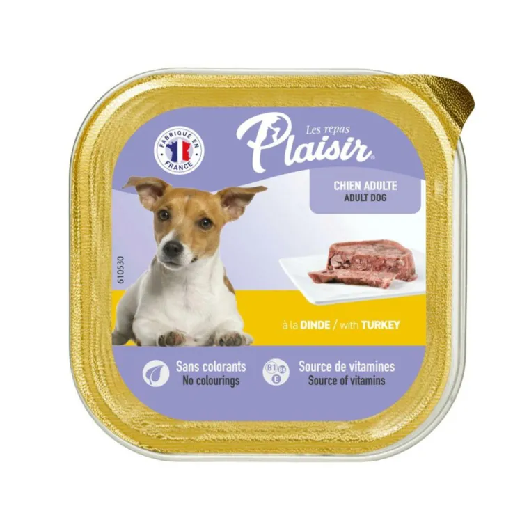 REPAS PLAISIR Terrine à la dinde Plaisir pour chien en barquette 150 g
