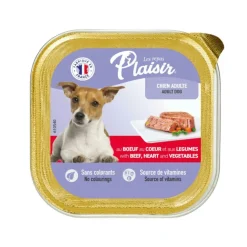 REPAS PLAISIR Terrine au bœuf Plaisir pour chien en barquette 150 g