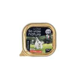 SA VRAIE NATURE Terrine pour chaton volaille lait - 100 g