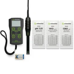 BLUE CORAL Testeur 3 en 1 pH/EC/TDS professionnel - MILWAUKEE modèle MW801 Pro