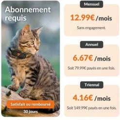 WEENECT Traceur GPS pour chat coloris blanc