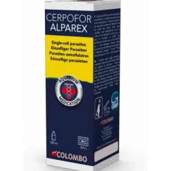 BLUE CORAL Traitement anti-parasites unicellulaires, COLOMBO Cerpofor Alparex - 100ml