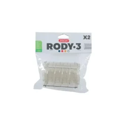 ZOLUX Tube droit Rody gris transparent 10x6x6 cm